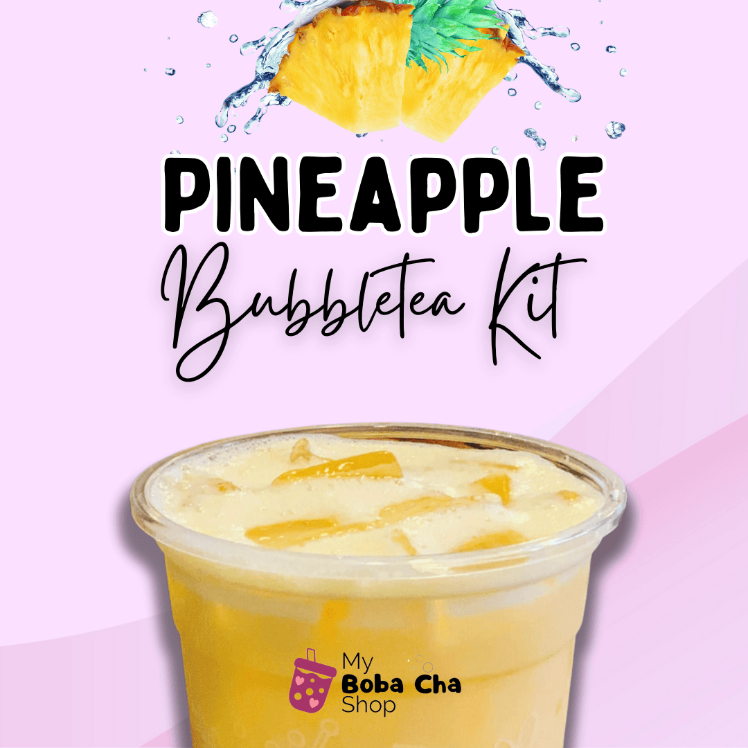 Pineapple Flavoured Fruit Bubble Tea Kit mybobachashop