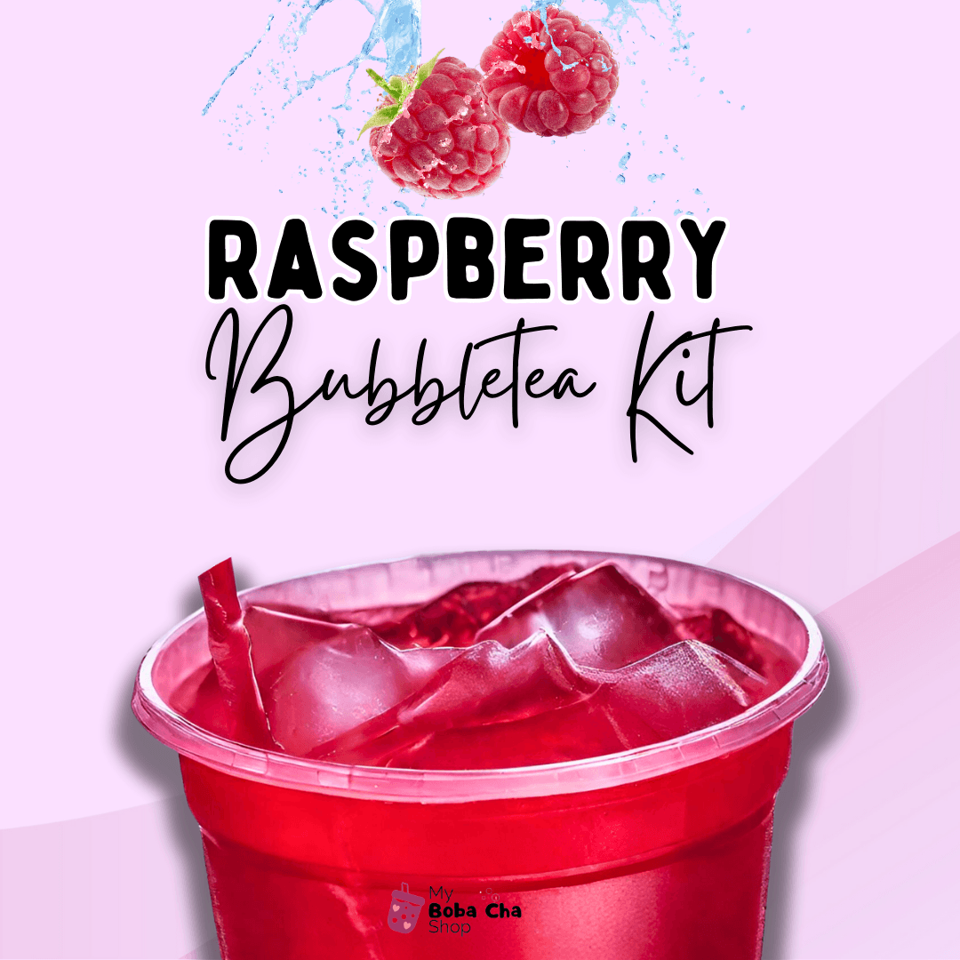 Raspberry Flavoured Fruit Bubble Tea Kit - mybobachashop